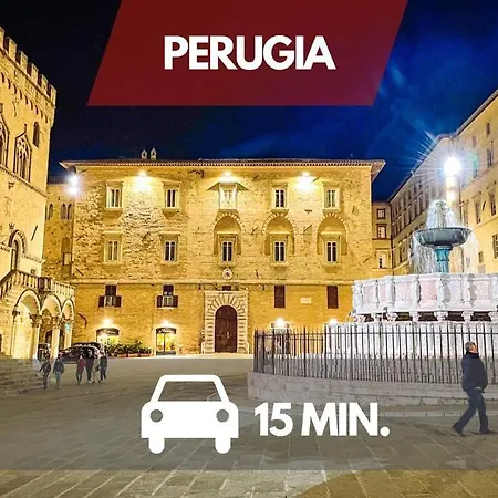 Near Perugia - Free Parking & A/c דירה